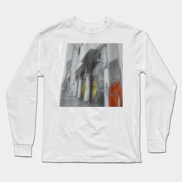 Haunted House Long Sleeve T-Shirt by SWANN🦢